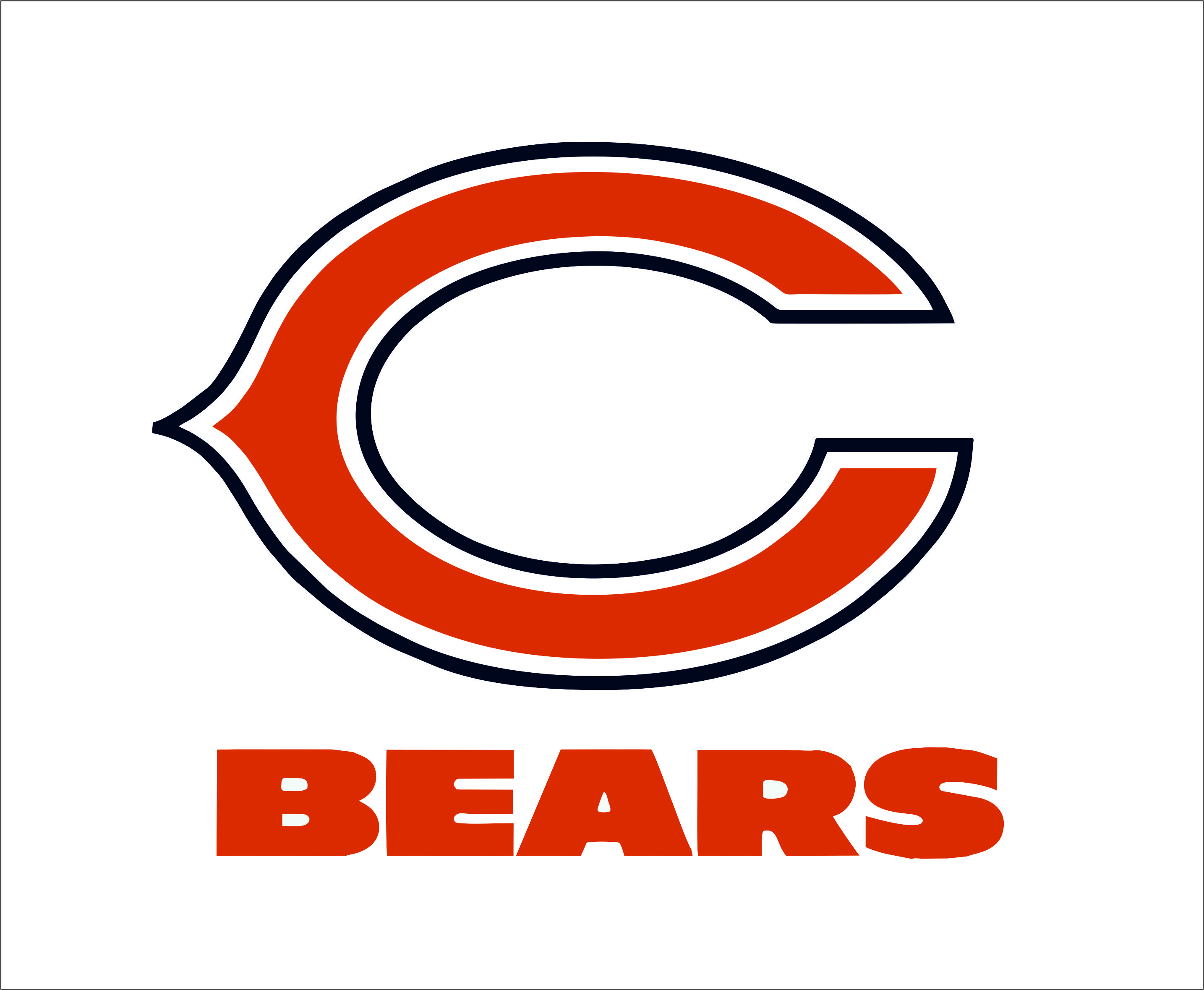 Chicago Bears logo  SVGprinted