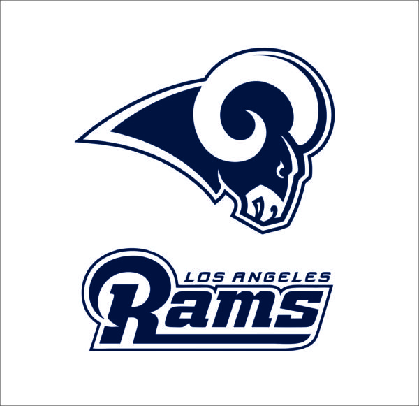 Los Angeles Rams logo SVGprinted