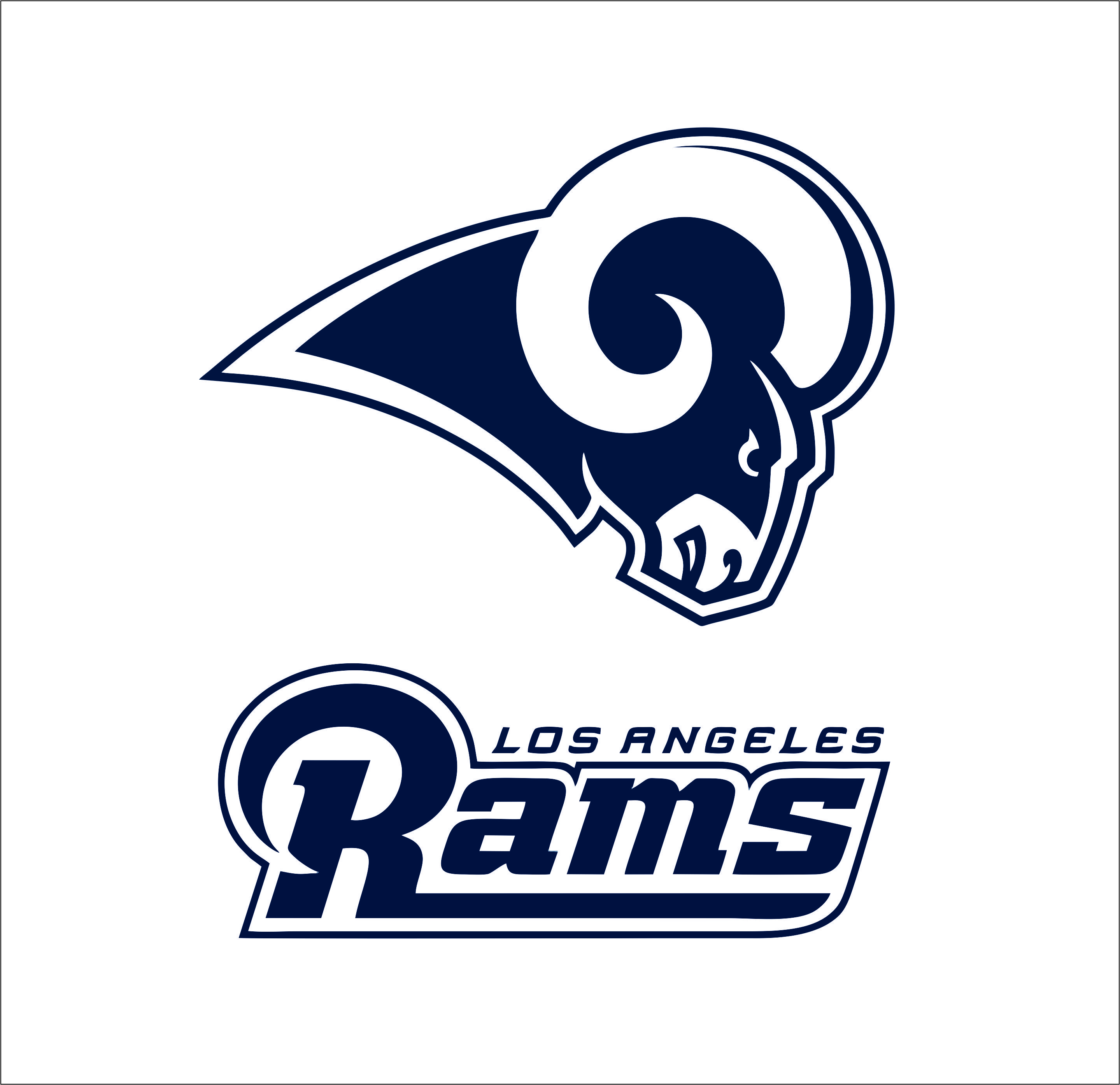 Los Angeles Rams SVG Digital File, Rams NFL SVG, Football Team Svg
