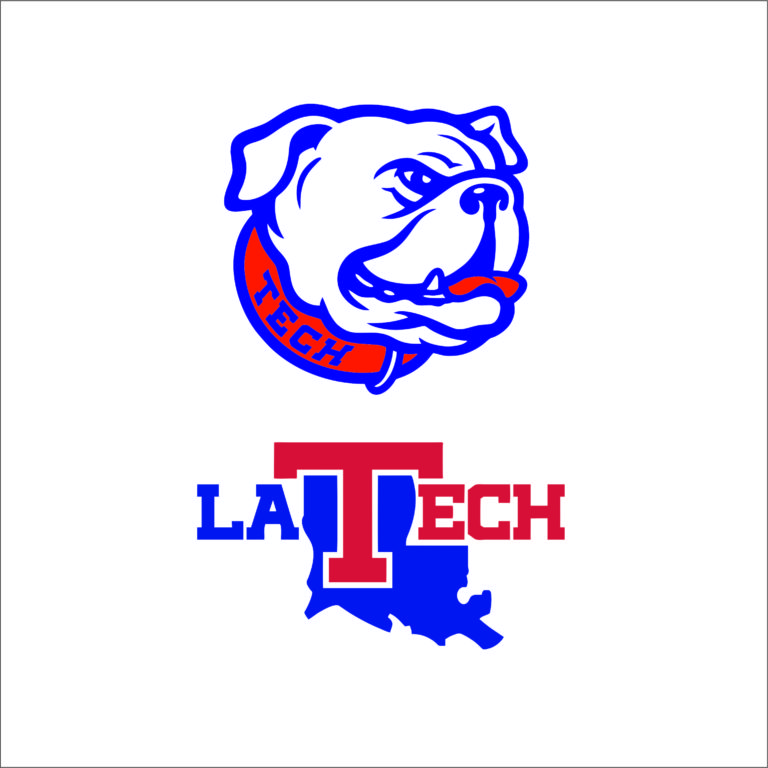 Louisiana Tech Bulldogs logo SVGprinted