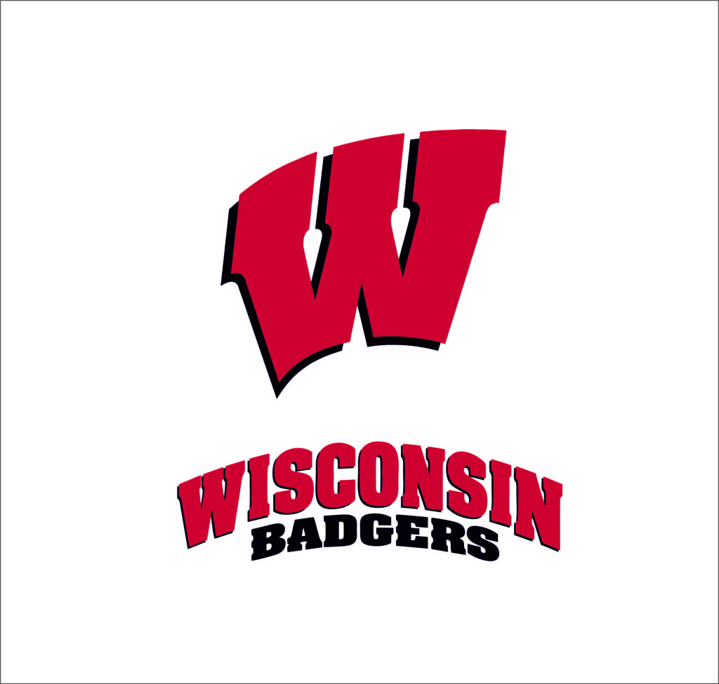 Wisconsin Badgers logo SVGprinted