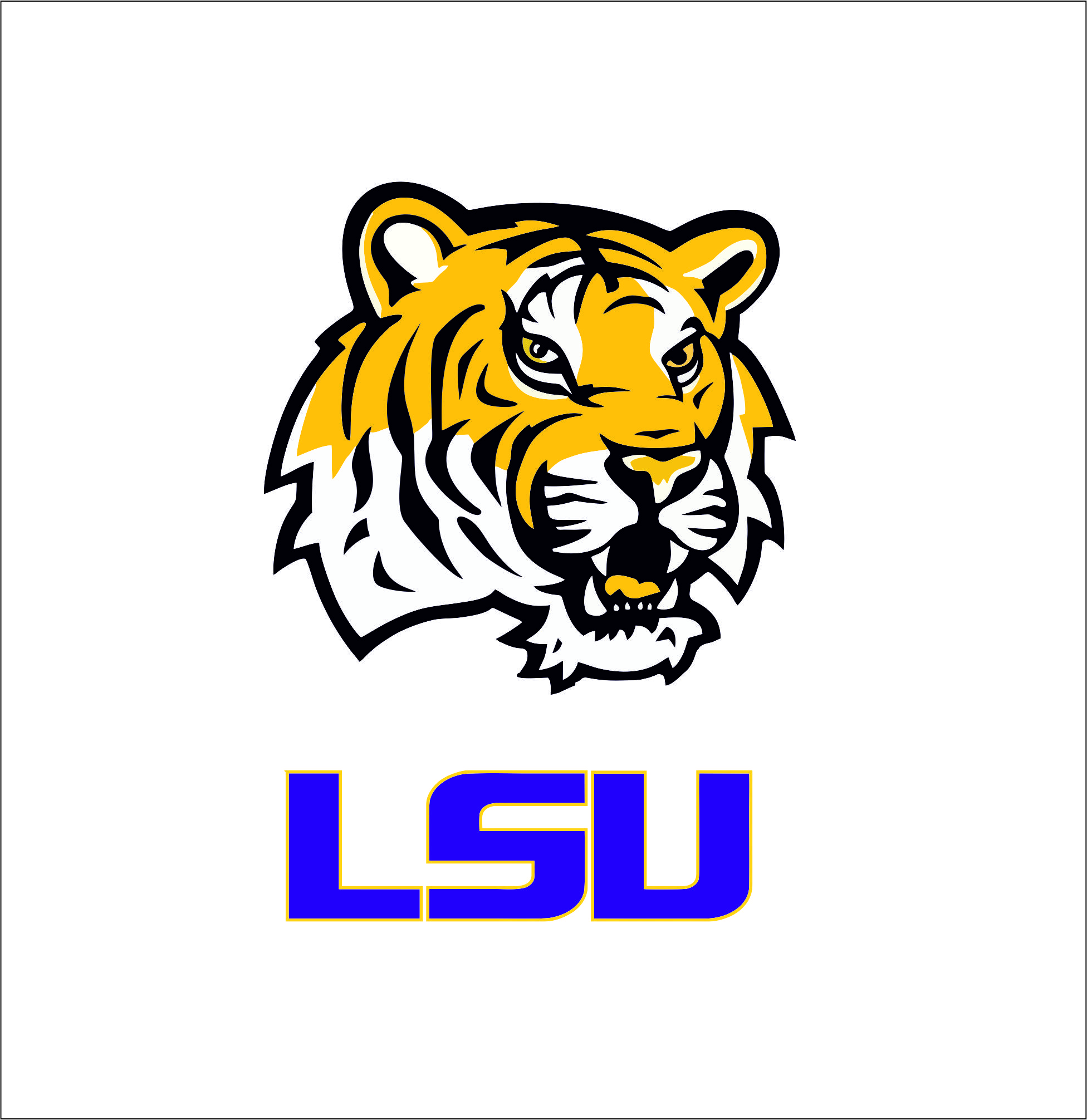 Download Lsu Tigers Logo Svgprinted