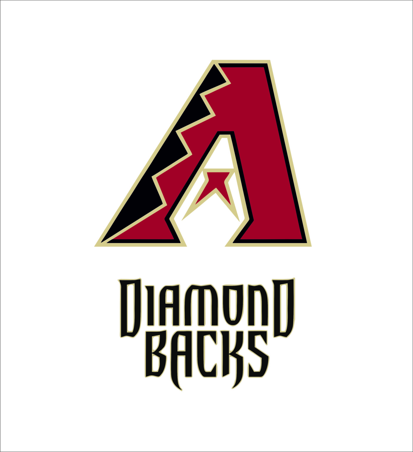 Arizona Diamondbacks logo SVGprinted