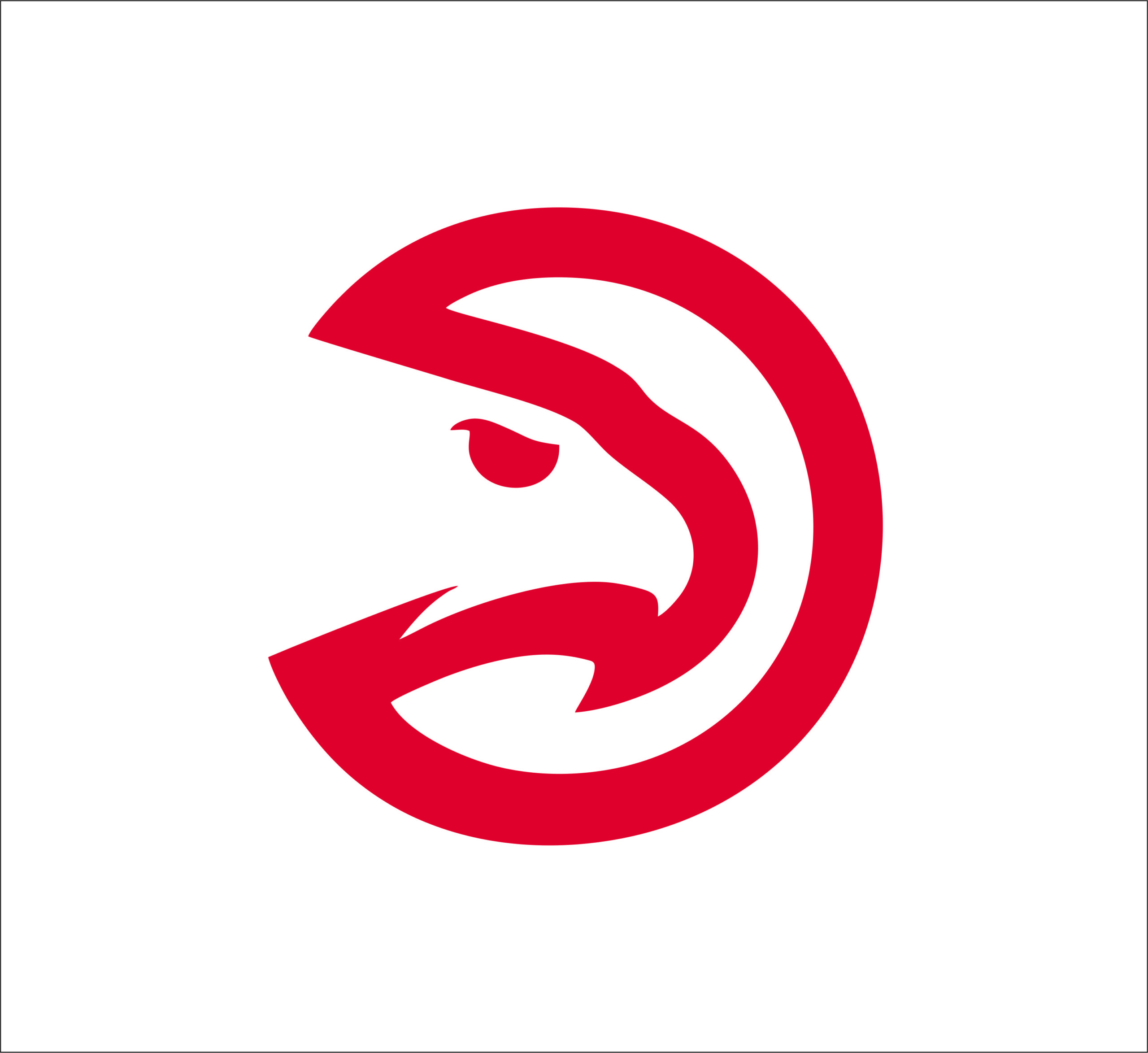 Atlanta Hawks logo SVGprinted