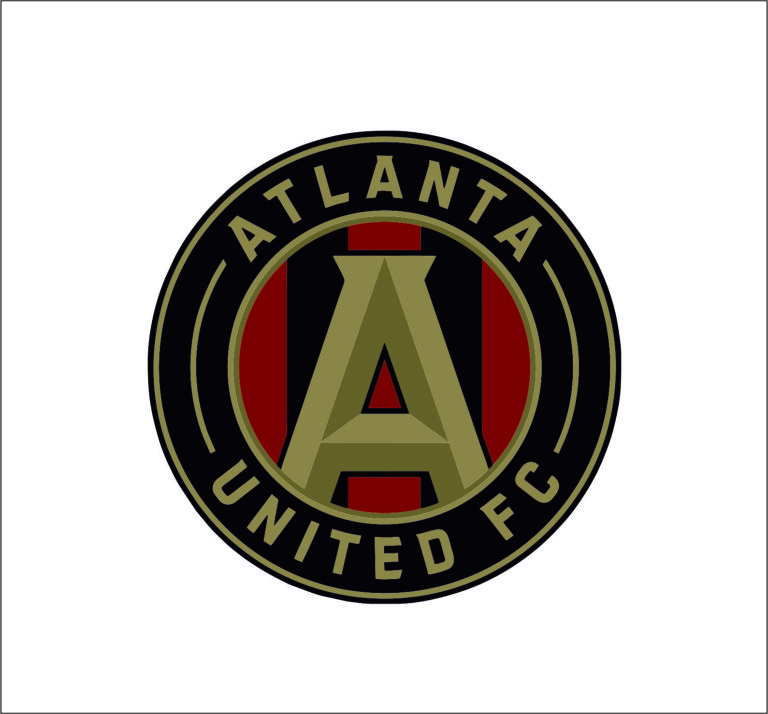 Atlanta United FC logo SVGprinted
