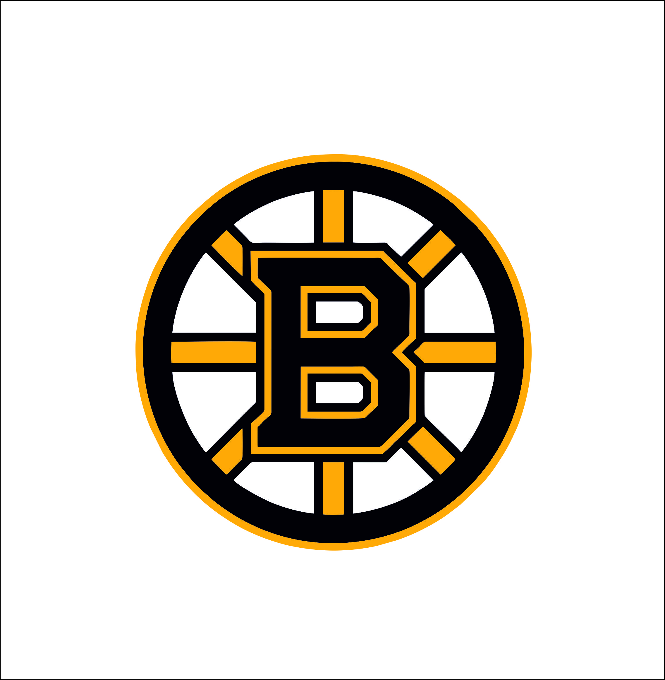 Boston Bruins logo SVGprinted