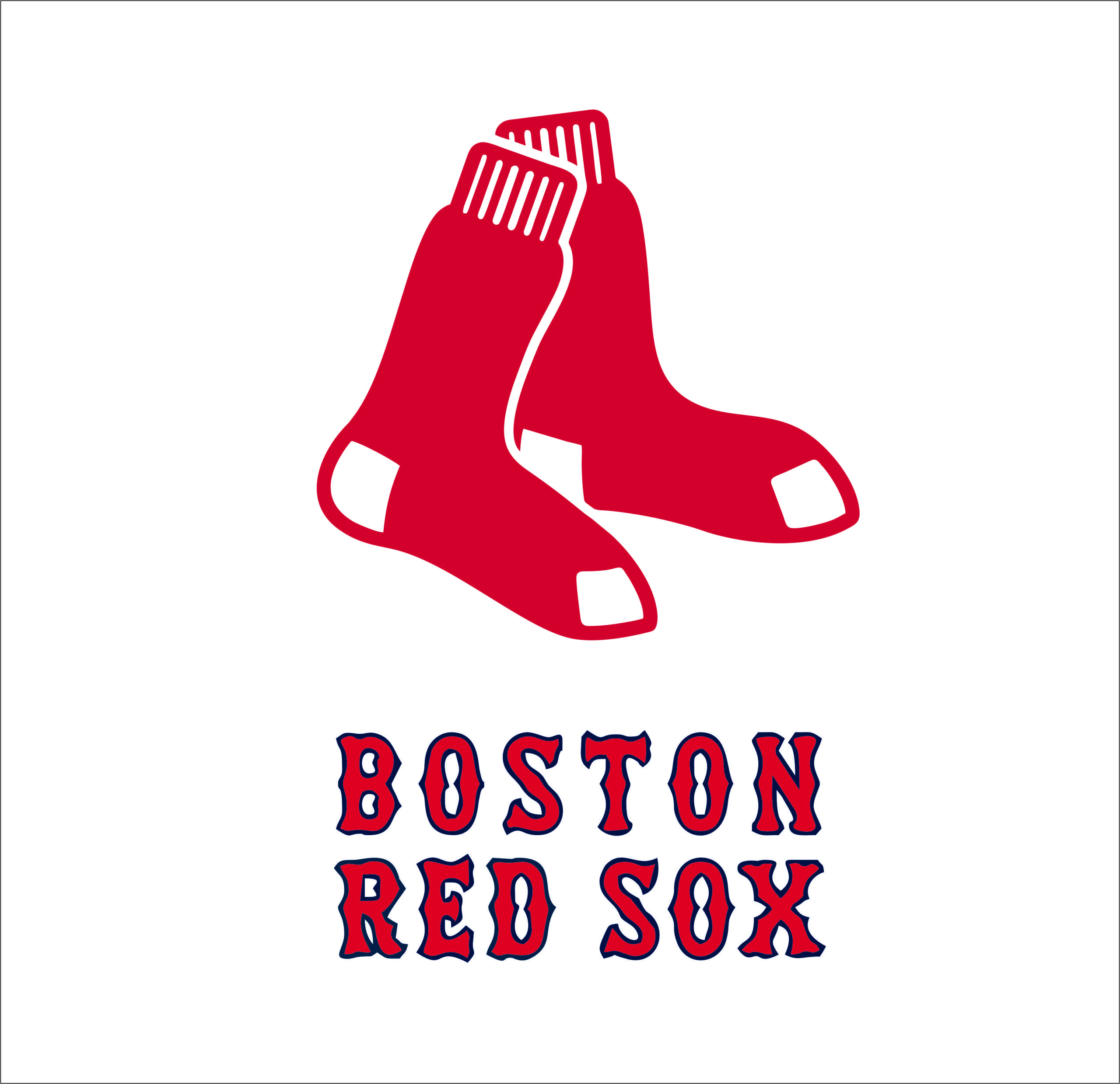 Boston Red Sox Logo SVGprinted.