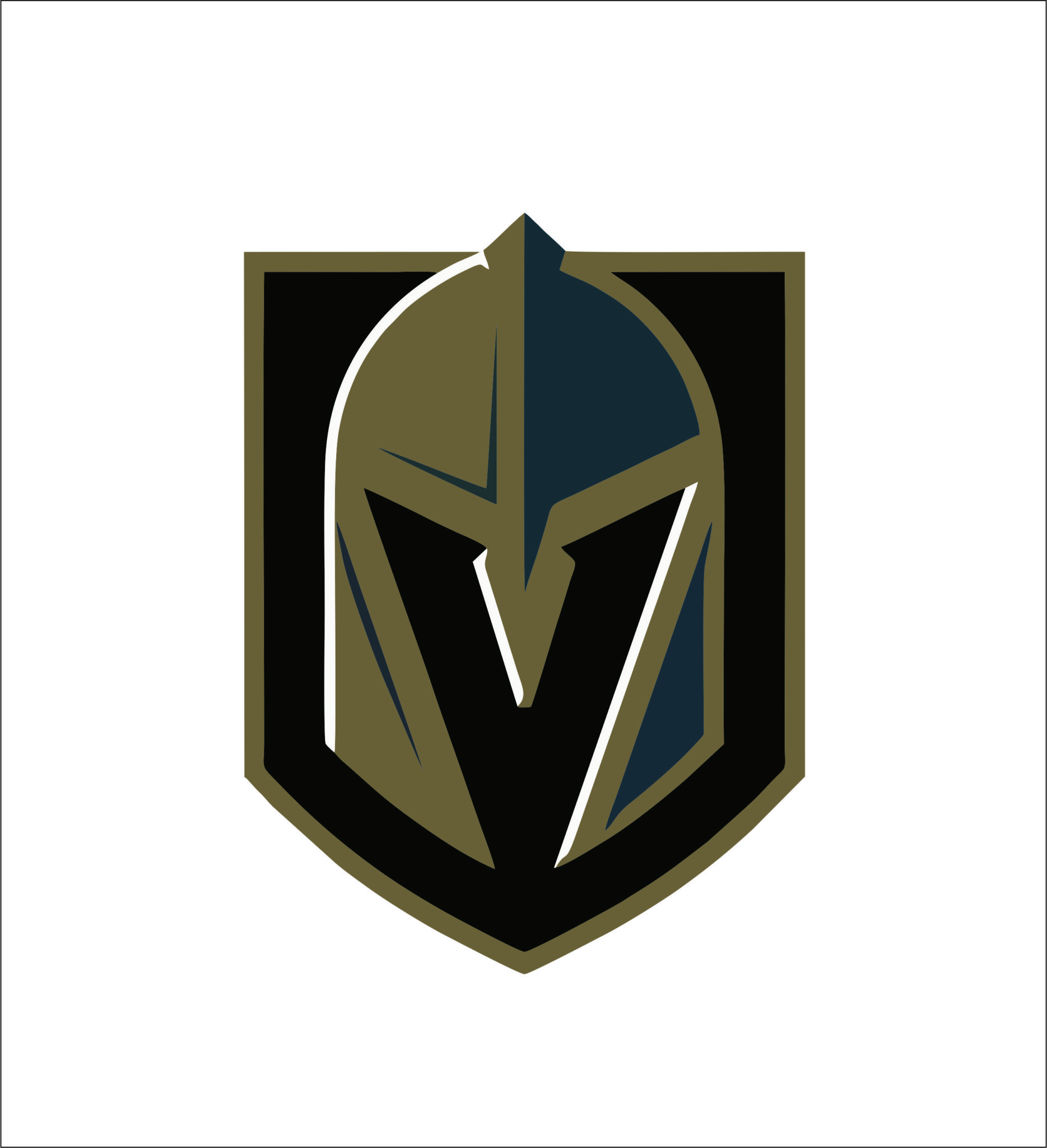 Vegas Golden Knights logo SVGprinted