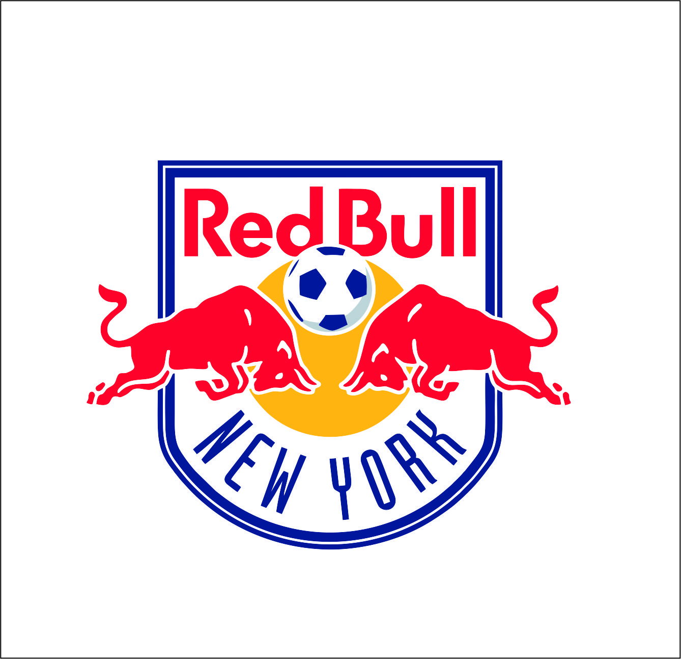 New York Red Bulls logo SVGprinted