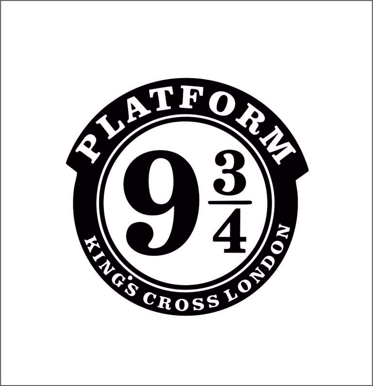 Harry Potter Platform 9 3/4 logo | SVGprinted