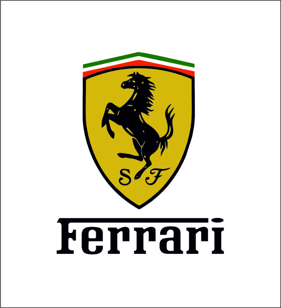 Ferrari logo SVGprinted
