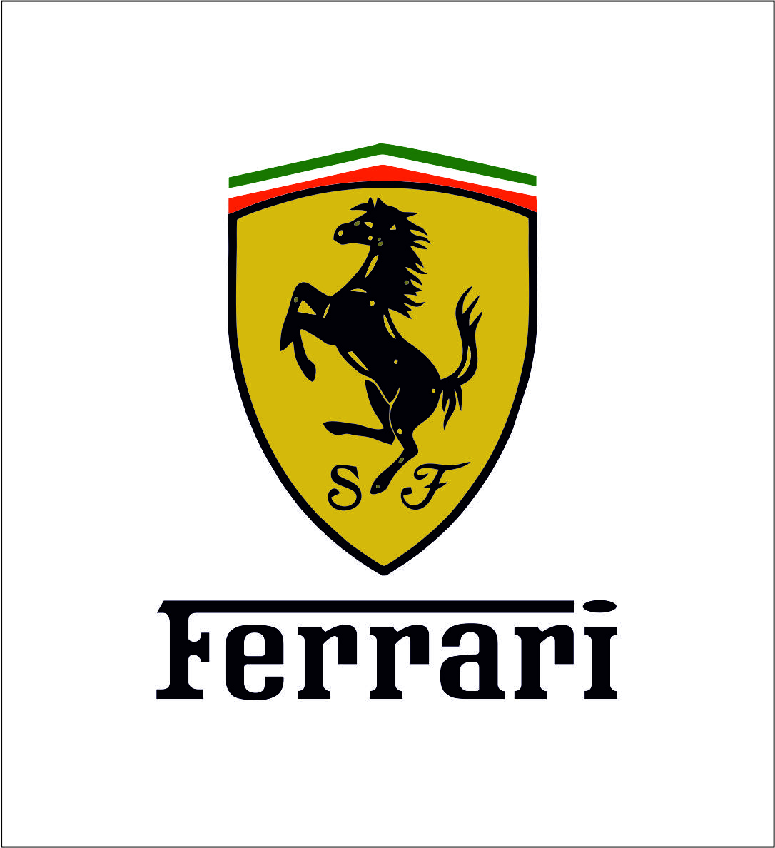 Ferrari Logo  Ferrari logo, Ferrari, Advertising logo