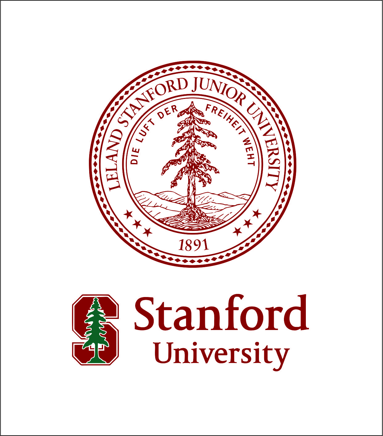 Stanford University logo | SVGprinted