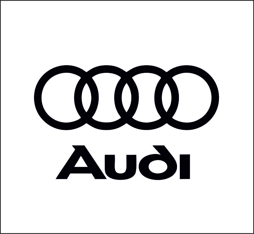 Audi logo  SVGprinted