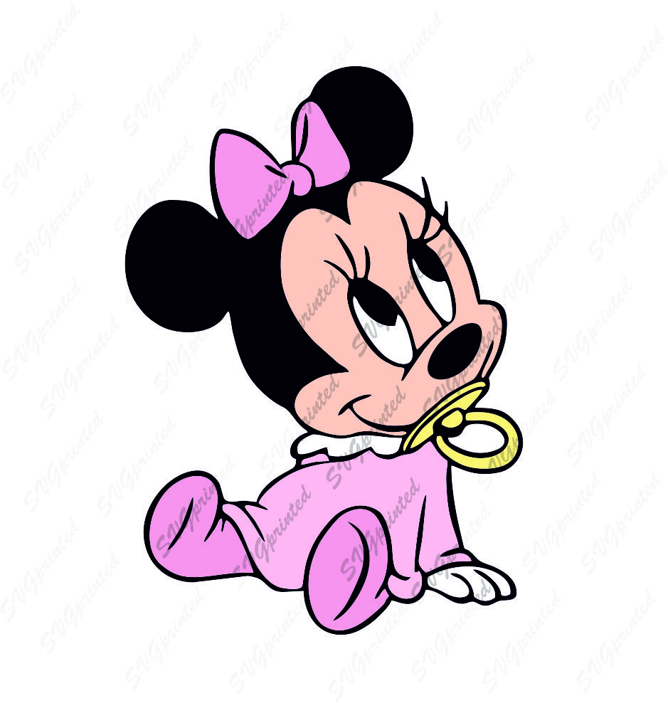 Download Minnie Mouse Baby logo | SVGprinted