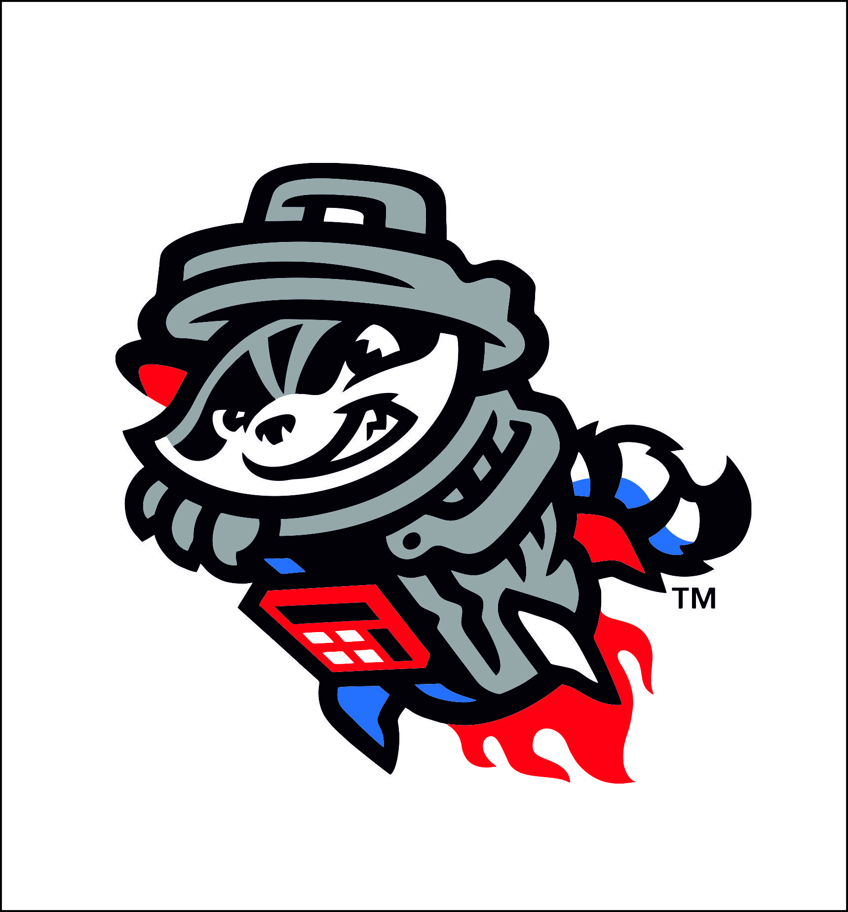 Rocket City Trash Pandas logo Digital File (SVG cutting file + pdf+png+dxf)